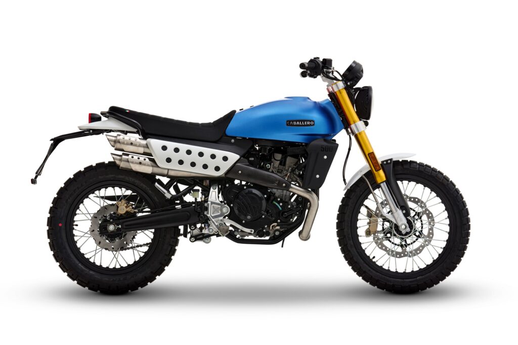 Fantic Caballero Scrambler 500 Blue MY25 2