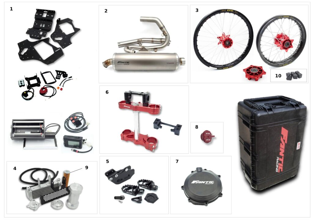 Prislusenstvi enduro Rally Factory replica